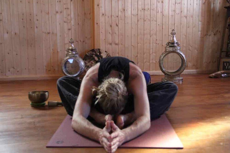 Yin yoga posture