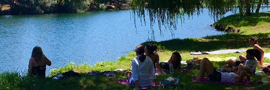 book a yoga retreat holiday portugal trip to the river
